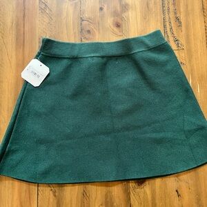 Altar'd State Green A-Line Mini Skirt Casual